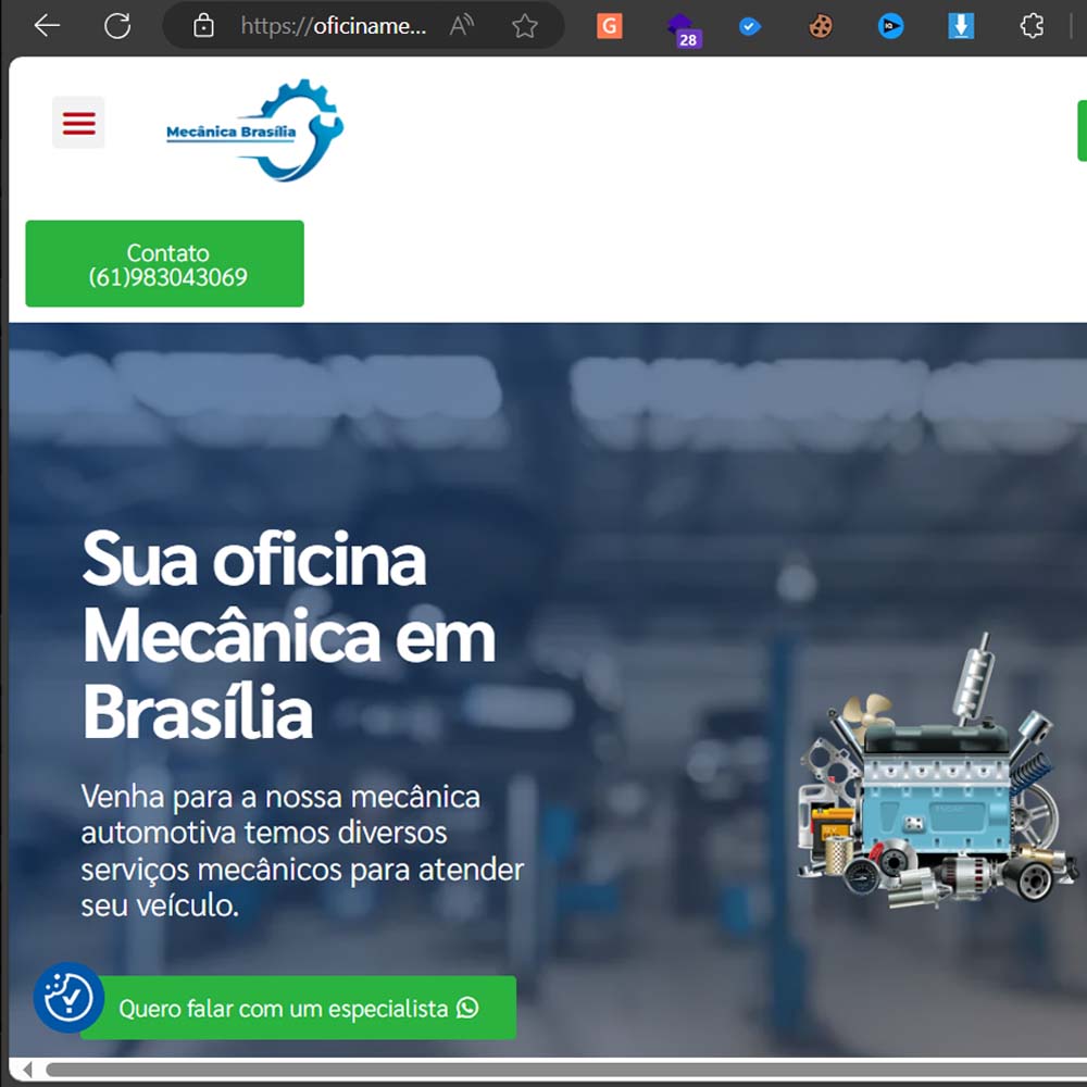 Resultado de SEO em brasilia oficina mecanica
